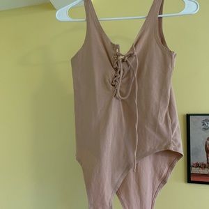 Topshop nude body suit